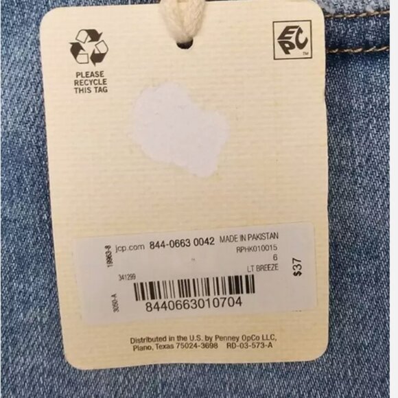 a.n.a Womens High Rise 9" Inseam Denim Short Size 6 - Picture 4 of 5